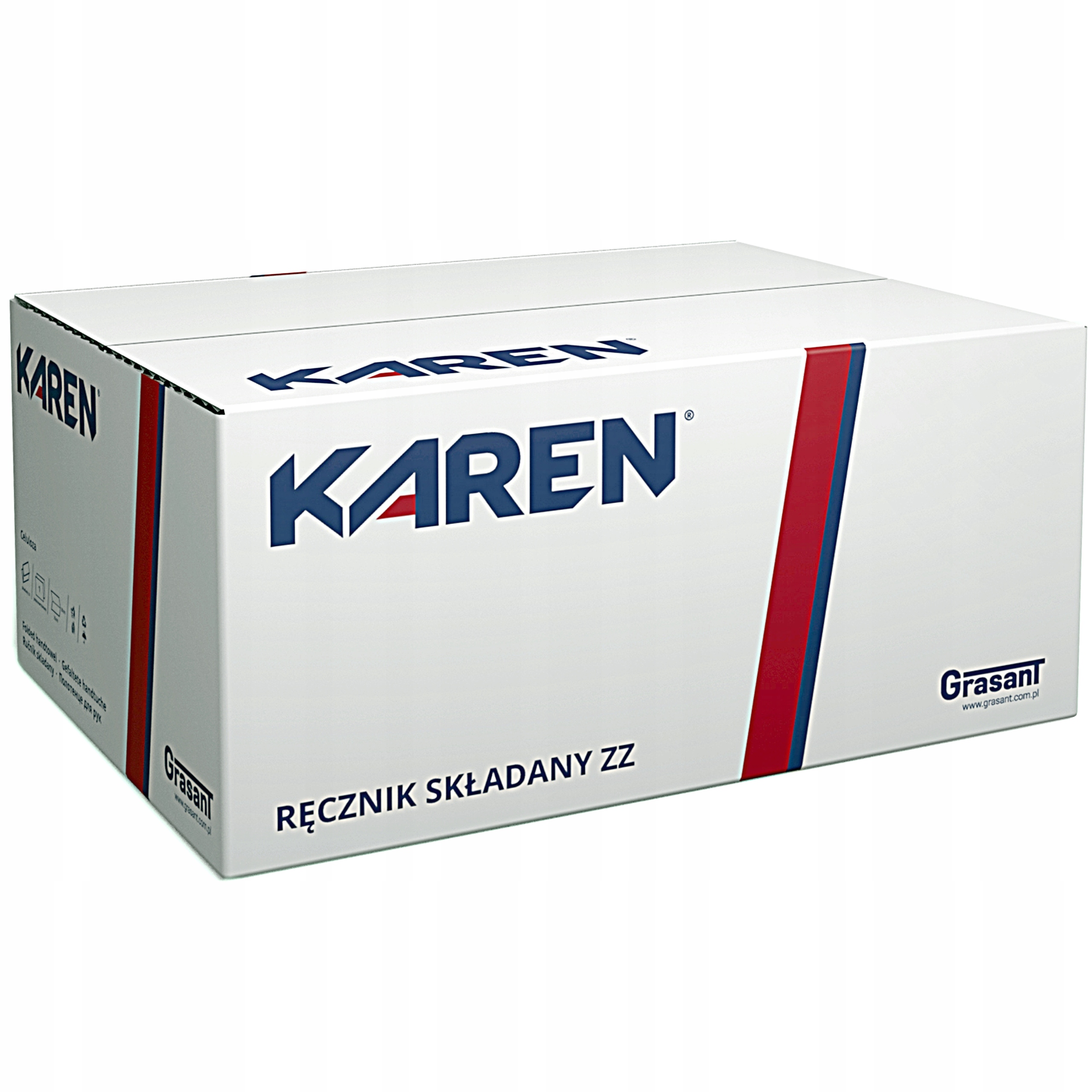 

Ręczniki papierowe Zz 2-warstw 100% Celuloza Białe