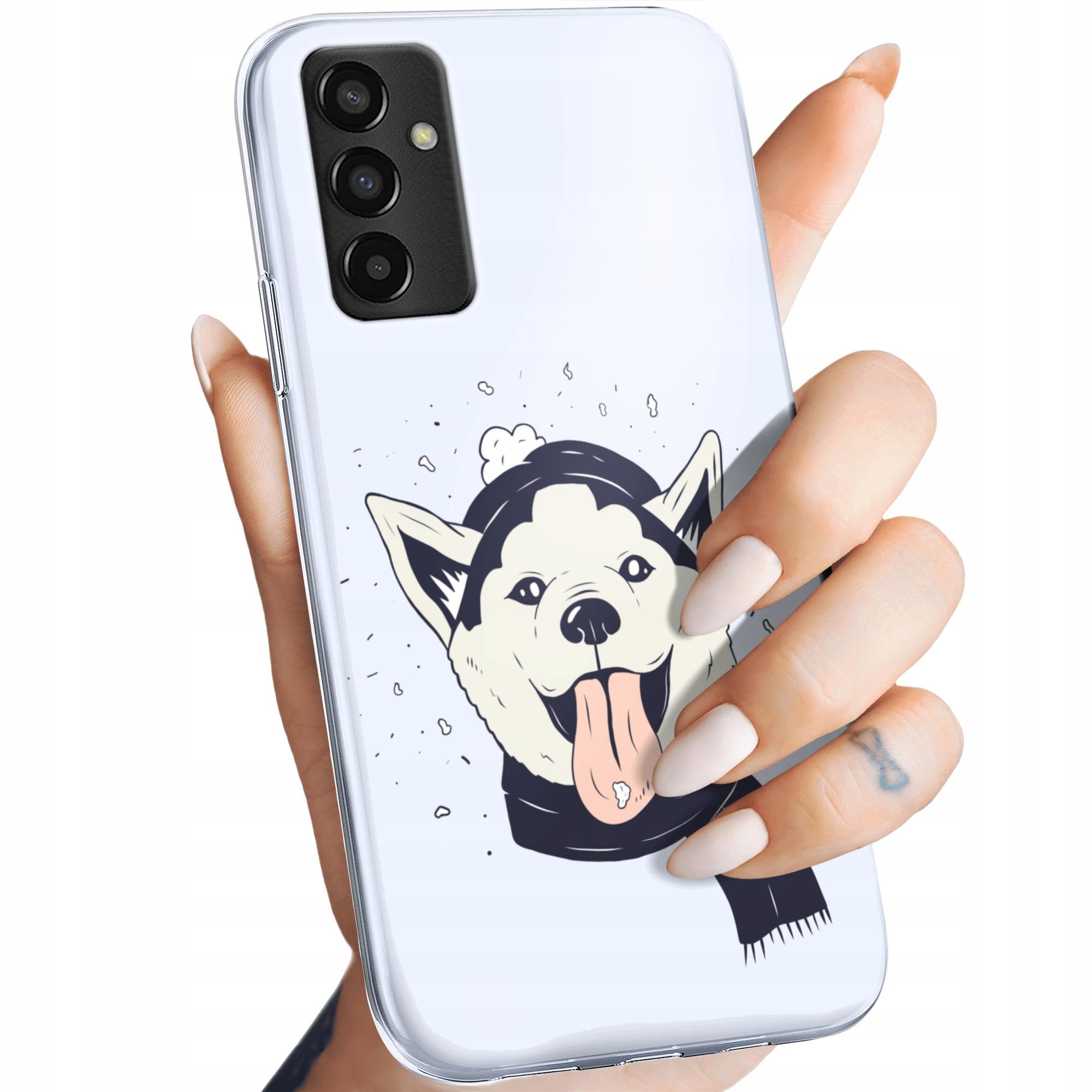 

Etui do Samsung Galaxy M13 Husky psy Obudowa