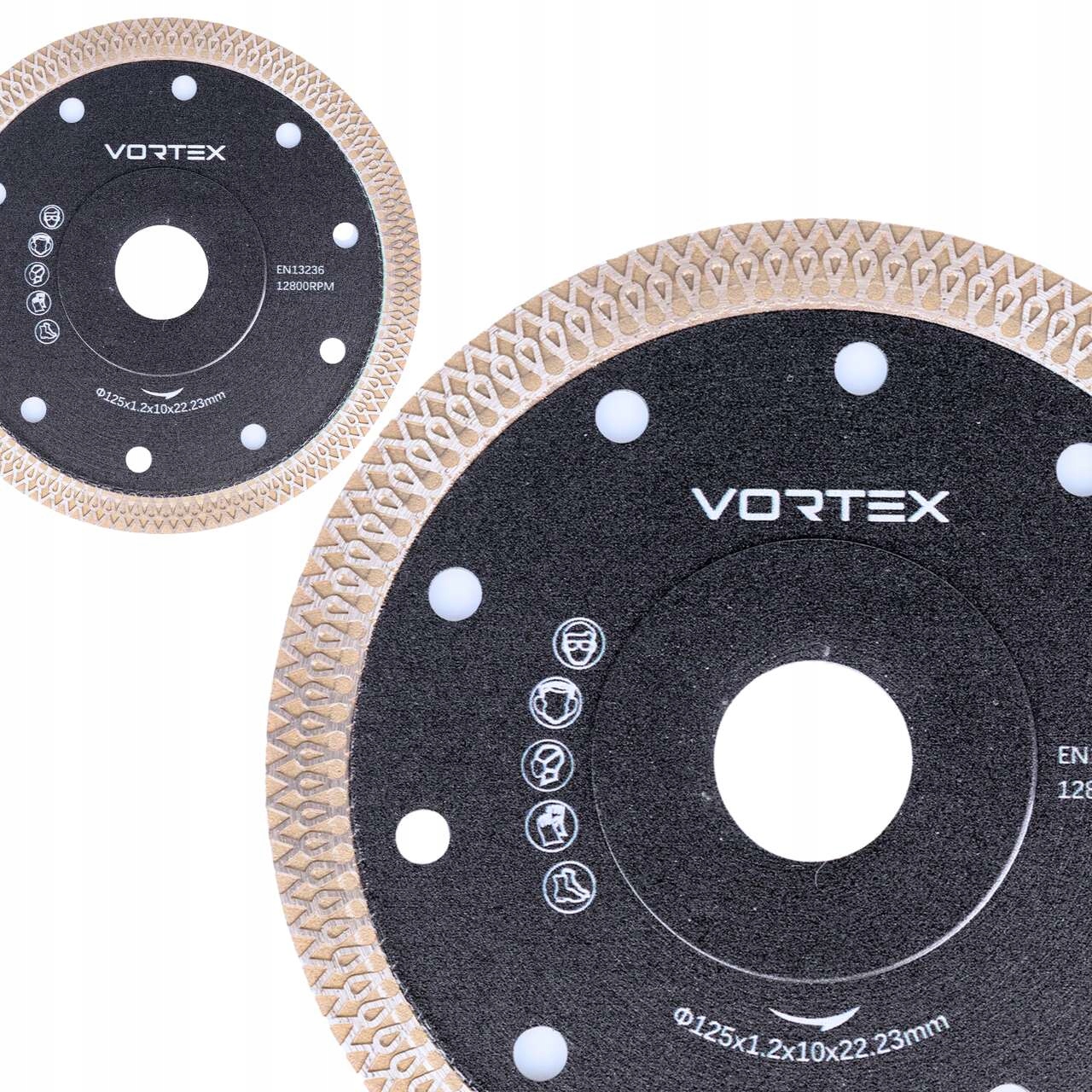 TARCZA DIAMENTOWA DO CIĘCIA GRESU PŁYTEK 125 MM Marka Vortex