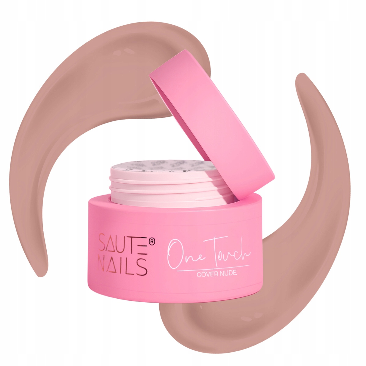 Stavební gel na nehty Touch Cover Nude 30 g Saute Nails