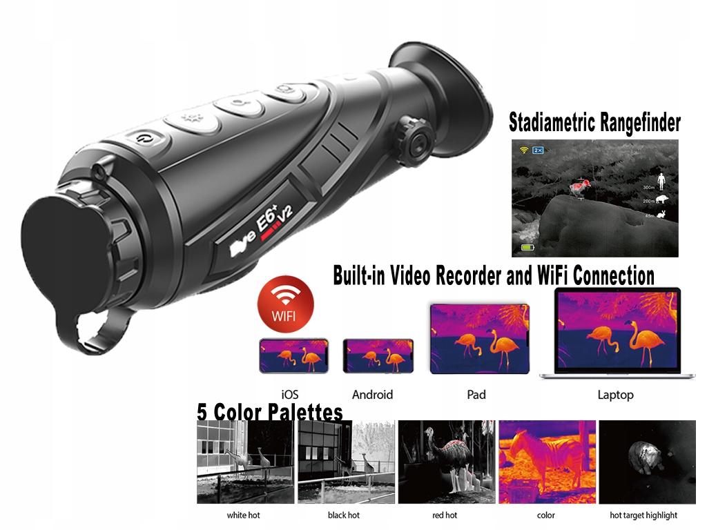 Tepelná zobrazovacia kamera - XEYE E6PRO V2 / MTD MAX