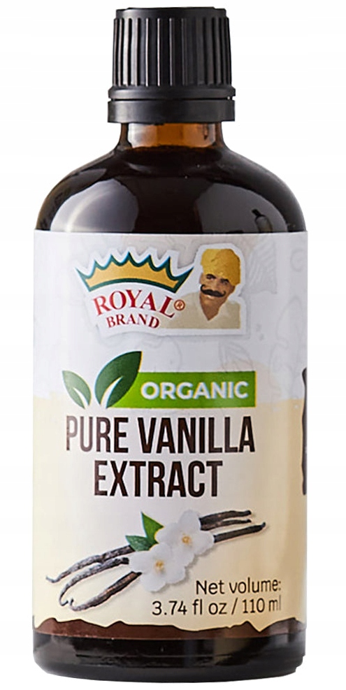 Ekstrakt Waniliowy Bez Cukru Bezglutenowy 100% Bio Royal Brand