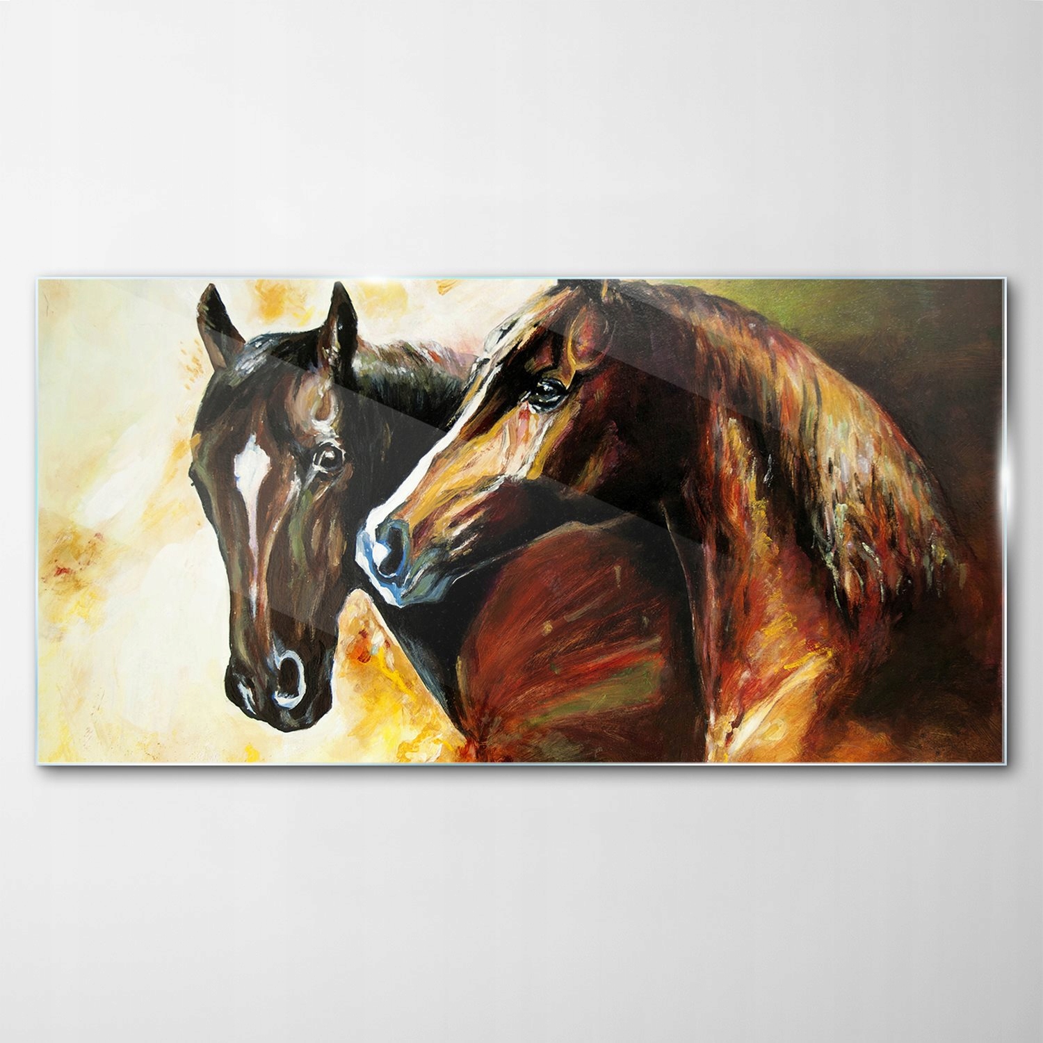 

Hartowany Obraz Szklany Konie Zwierzęta 100x50