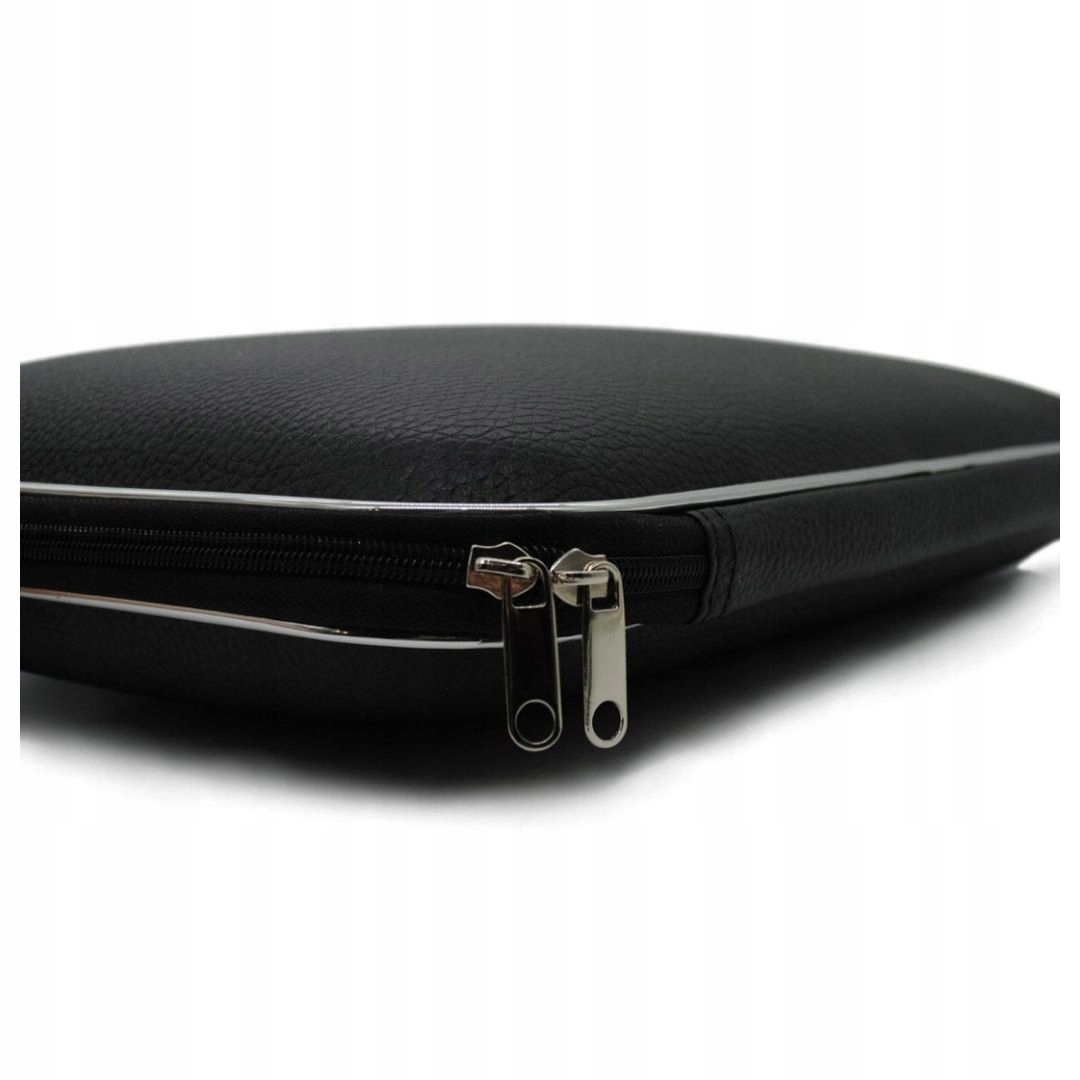 AKTÓWKA CZARNA SKÓRA TORBA NA LAPTOPA 15 CALI Kolor Czarny