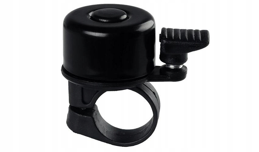 

Dzwonek rowerowy klasyczny metalowy mini czarny