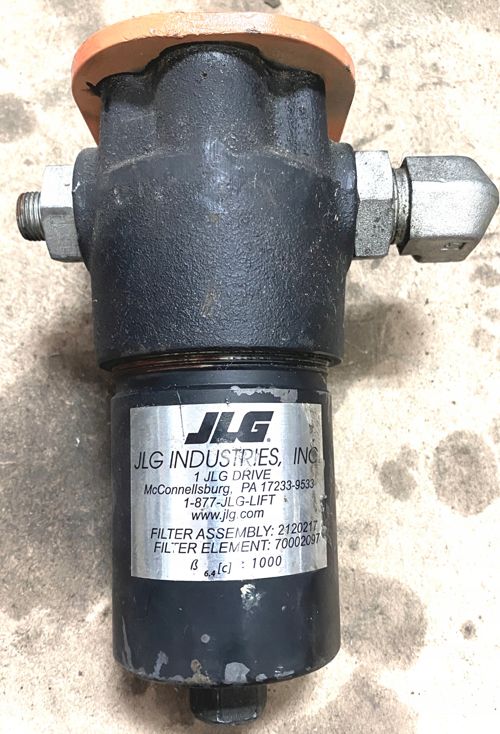 Filtr wysokociśnieniowy JLG 2120217 70002097