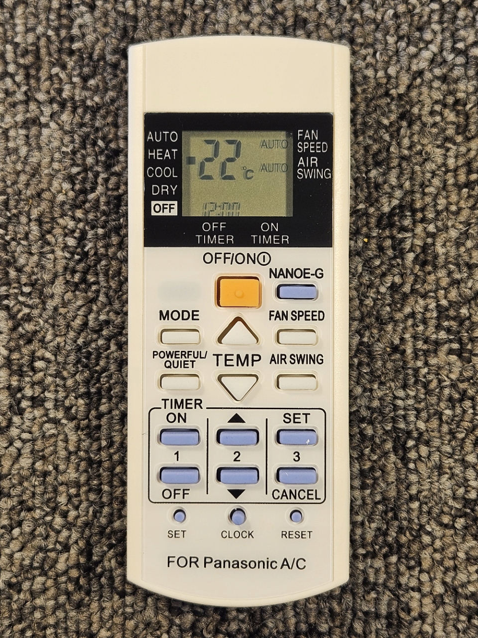 Pilot klimatyzacji Panasonic