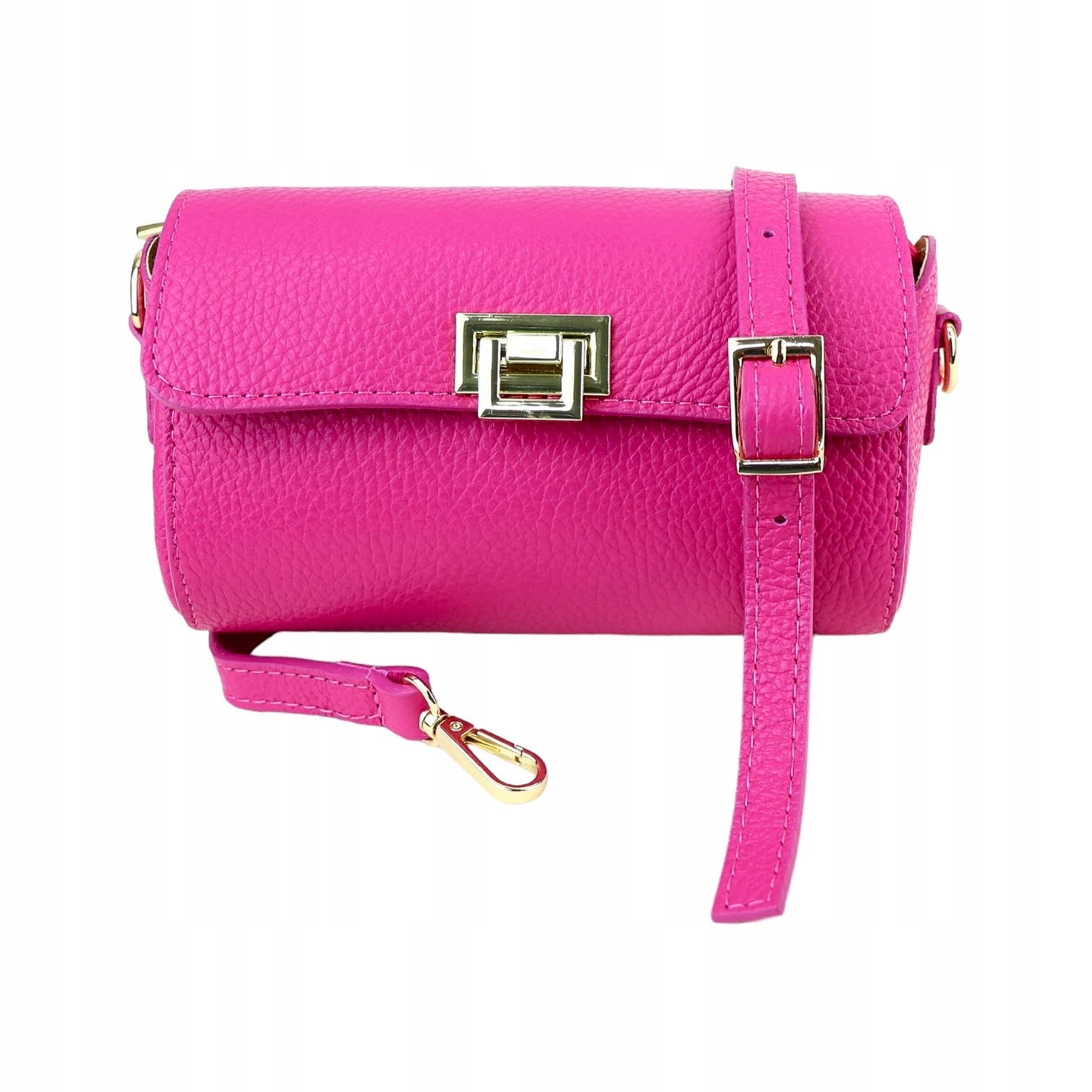 Dámská kabelka z přírodní kůže Lilu-M Fuchsia