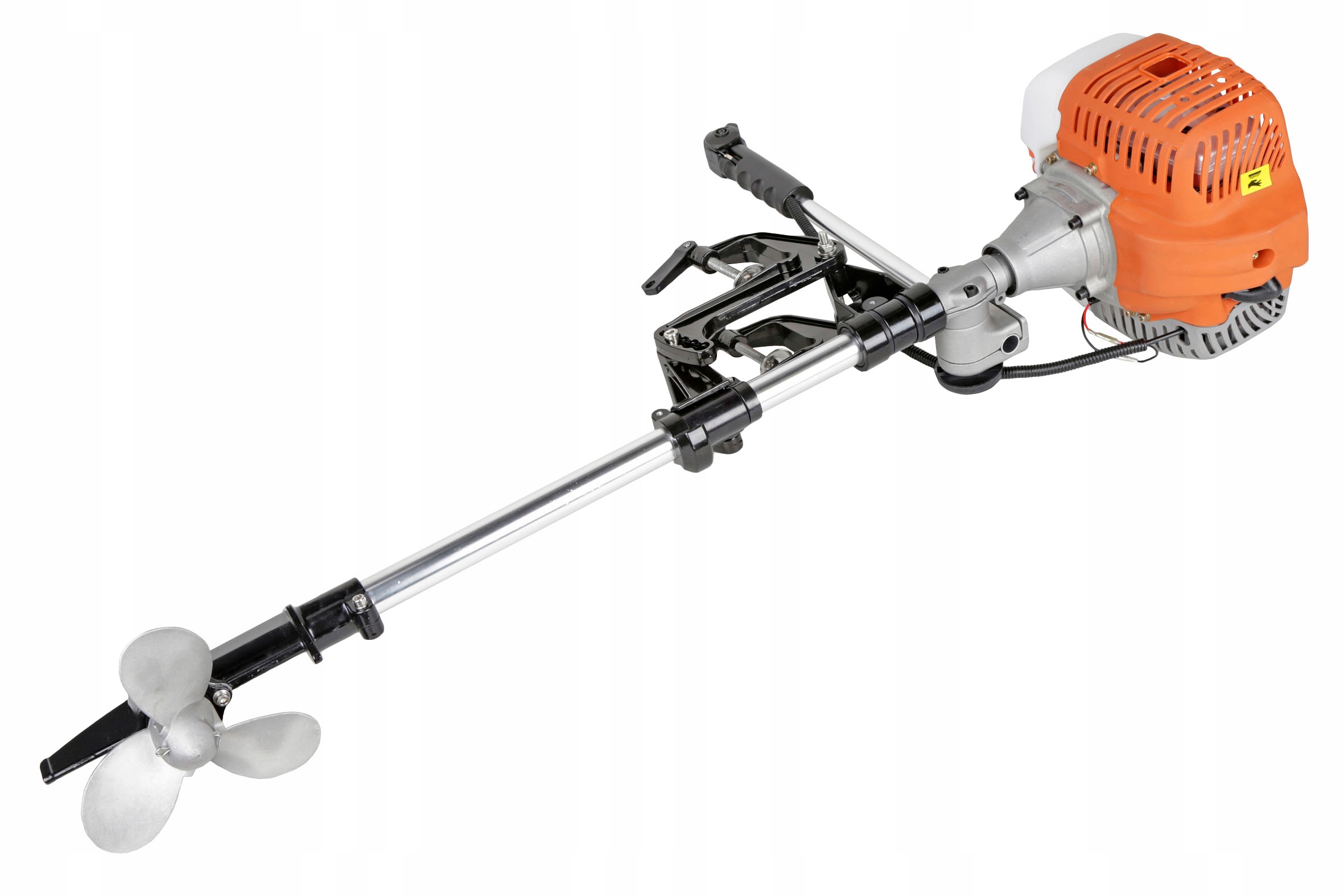 SILNIK ZABURTOWY SPALINOWY DO ŁÓDKI PONTONU 2- SUWOWY MOTORÓWKA DO ŁODZI Rozruch ręczny