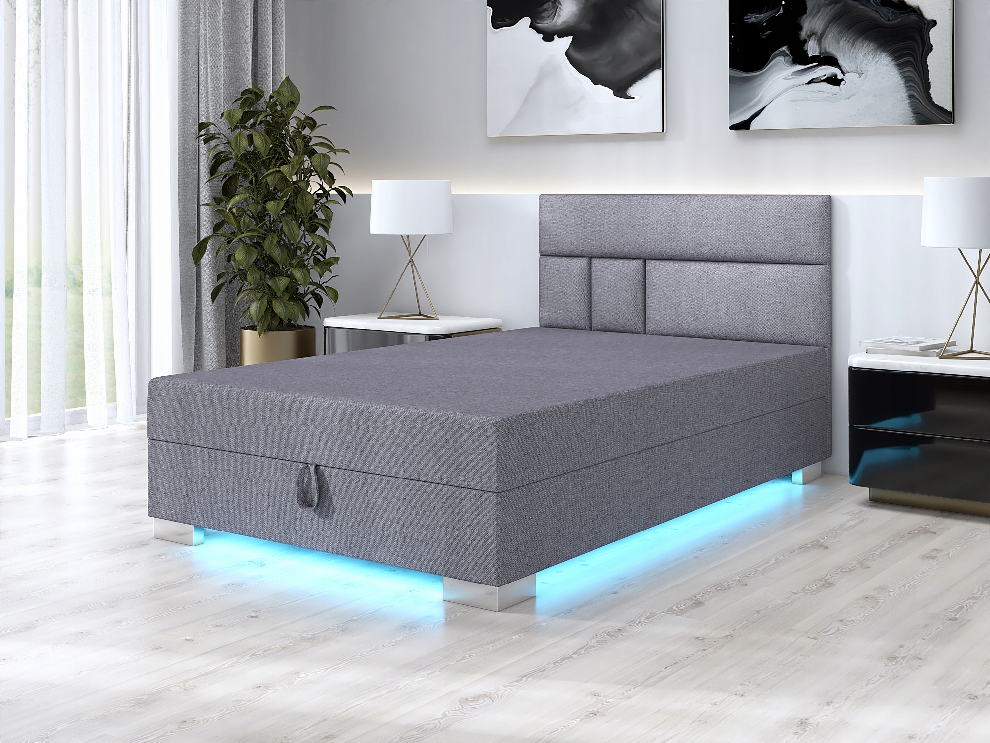 

Łóżko Tapczan jednoosobowy Astrid 100x200 +materac