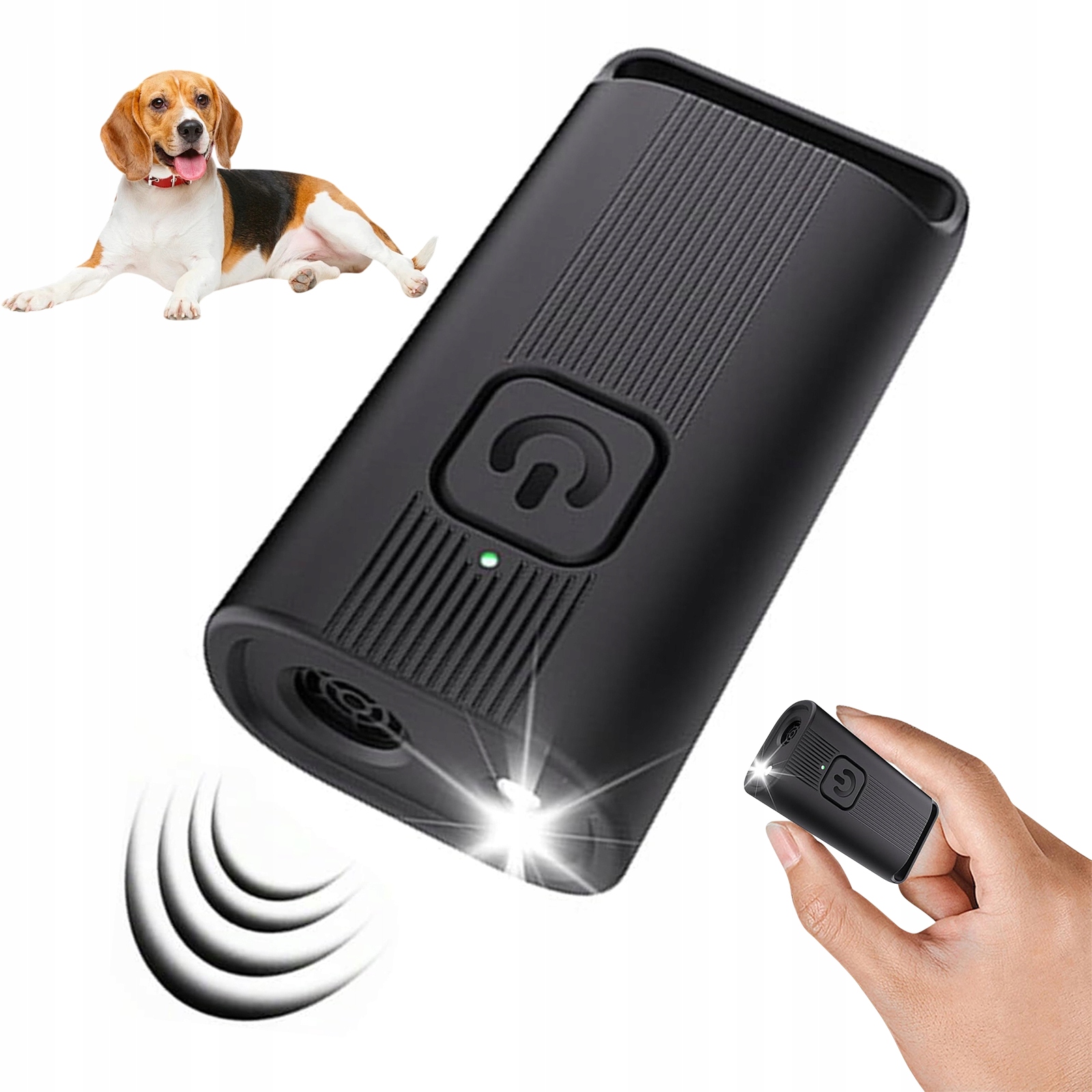 Levně Ledový Ultrazvukový Trenér Psů 3V1 S Dobíjecím Tréninkovým Zařízením