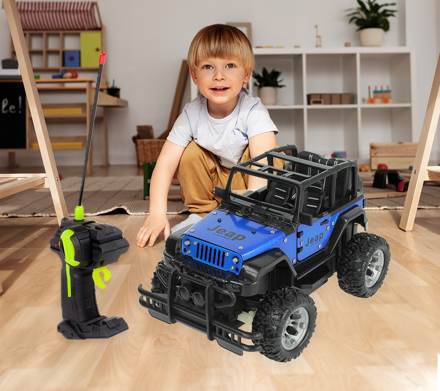 AUTO Samochód ZDALNIE STEROWANY Metal Światła LED Pilot R/C na Akumulator Baterie 2x AA