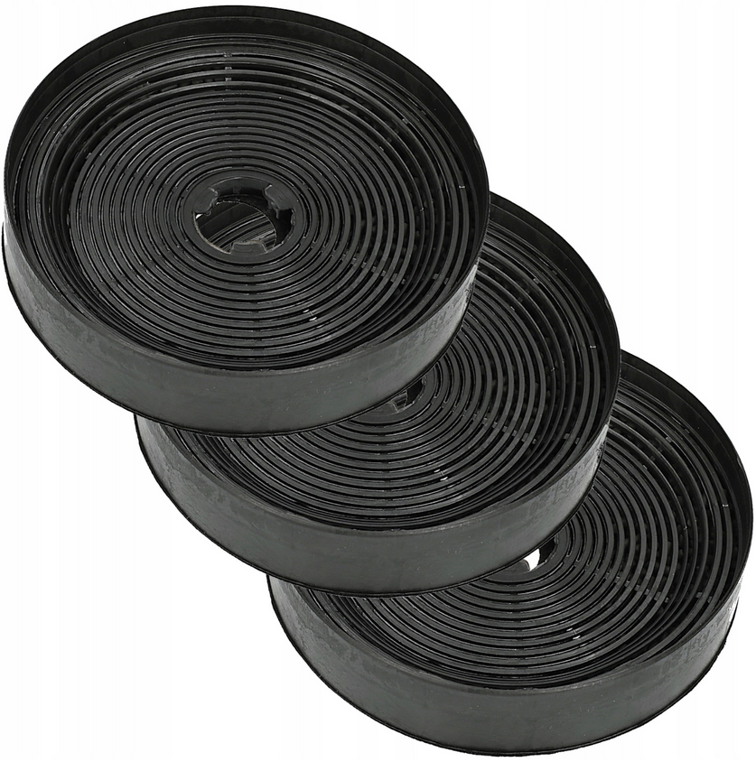 3x FILTR WĘGLOWY DO OKAPU KUCHENNEGO Akpo Wk-4 Wk-5 Wk-6 Wk-9 - 17 x 3,6 cm