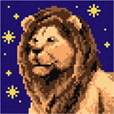 Kanwa Haft Krzyżykowy 15x15 Zodiak Lew 2144