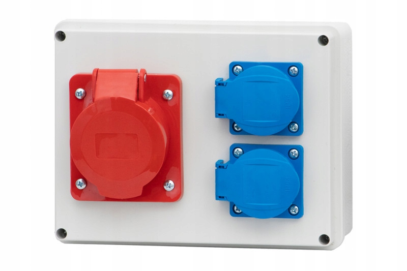 Napájecí rozvaděč s zásuvkami 16A 5p 2x230V F-elektro F3.0085