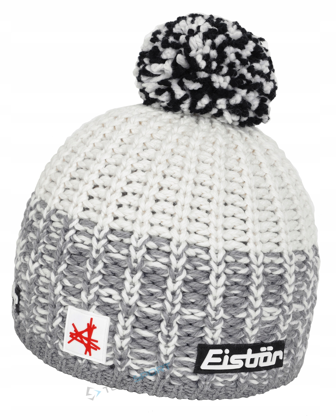 Markowa Ciepła Czapka Zimowa Eisbar Refocus Pompon Sa Wełna Merino