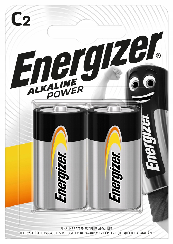 

2x Mocne Baterie Alkaliczne Energizer R14 C 1,5V