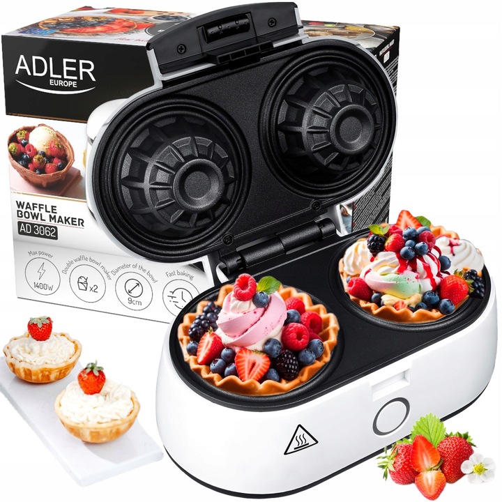 Pekáč Na Vaflové Misky Zařízení Na Košíčky Korpusů Bílý