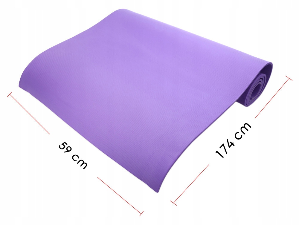 MATA DO JOGA AEROBIKU ĆWICZEŃ KARIMATA POPD NAMIOT PIANKOWA 4MM GRUBA Model 2546