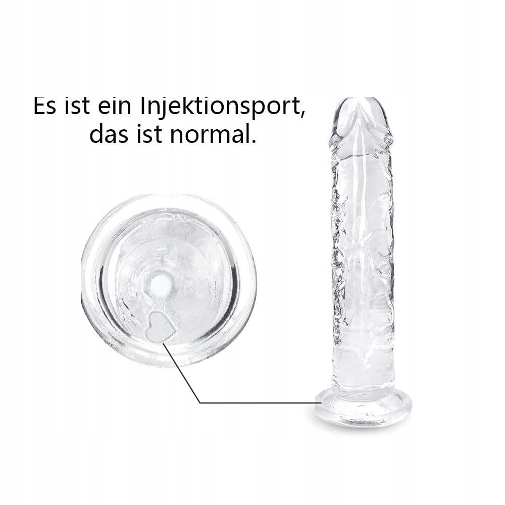 LITTLE TOYS Dildo 18cm Realistyczny Miękki Dla Kobiet Z Przyssawką — miniatura 5