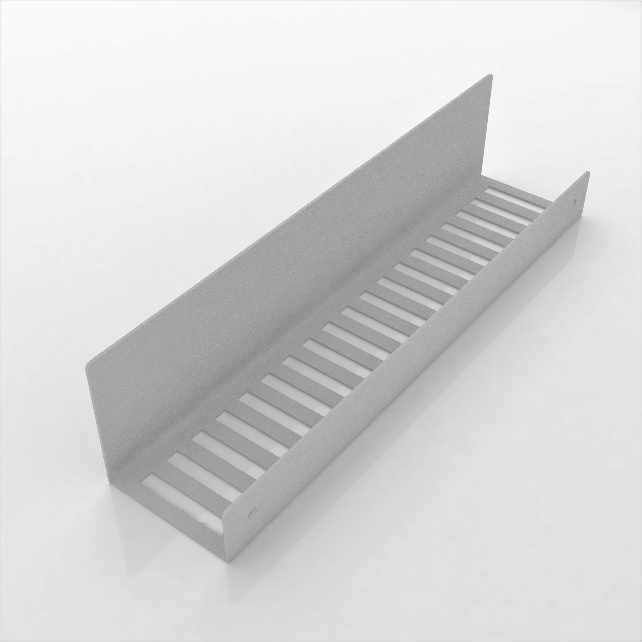 

Półka pod prysznic biała ze stali 60 cm Butelka