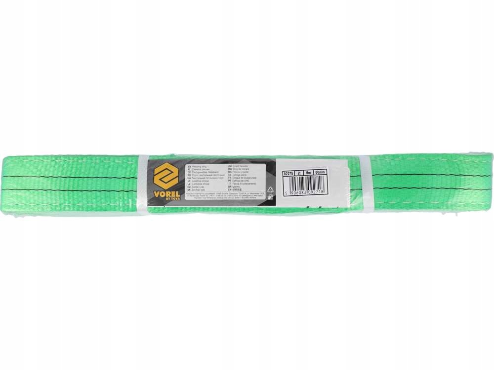 PAS TAŚMA 6M 60MM DO PRZENOSZENIA ŁADUNKÓW 2T EAN (GTIN) 5906083092718