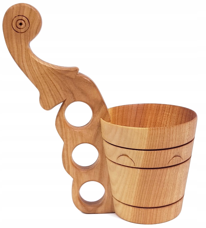 

Kufel Czerpak Drewno Czereśnia Pojemność 500 ml.