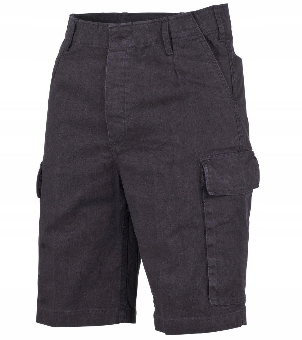 Kalhoty Bw Moleskin Bermuda černé přetíratelné XL