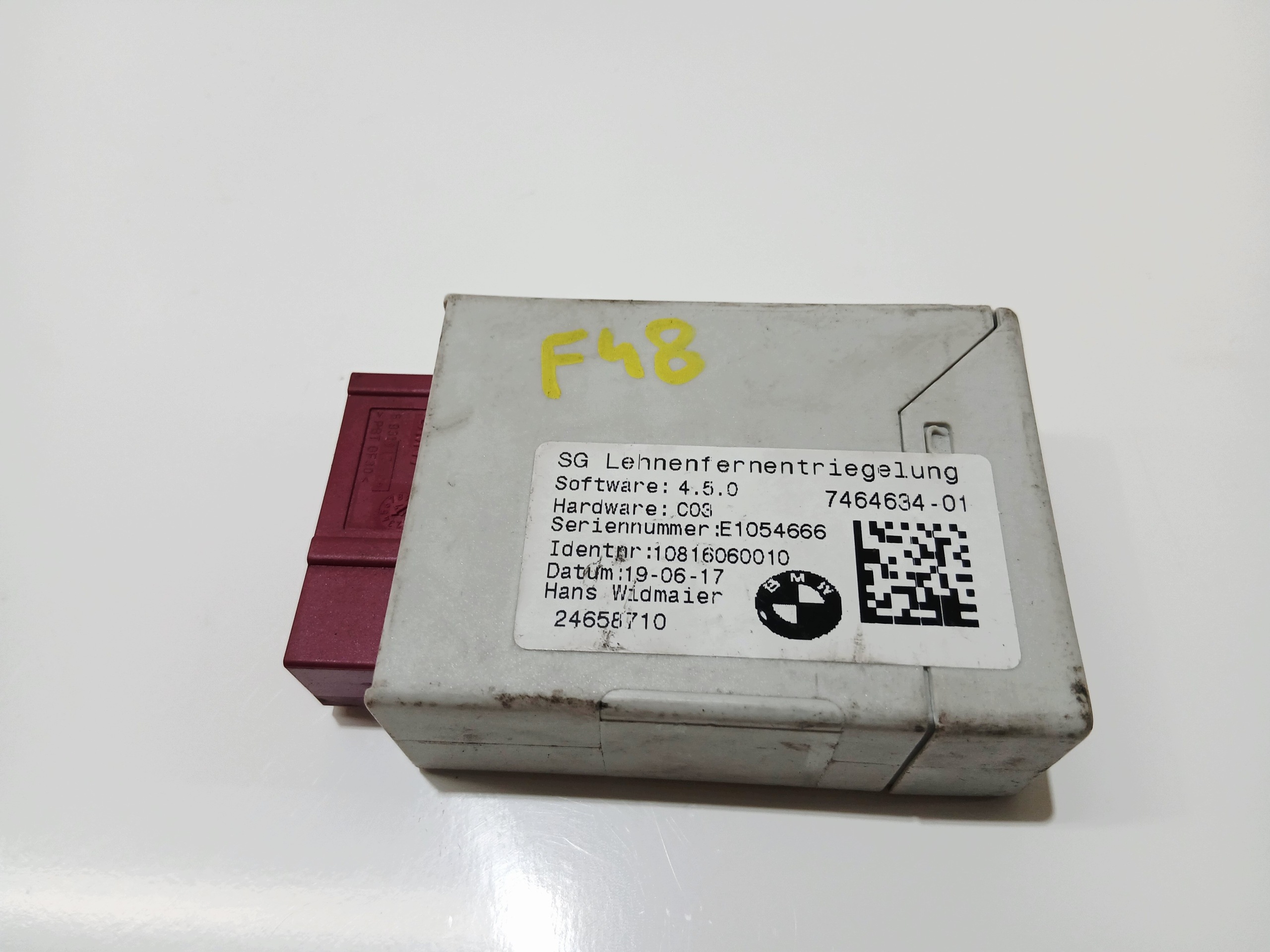 module control unit seat BMW X1 F48 7464634
