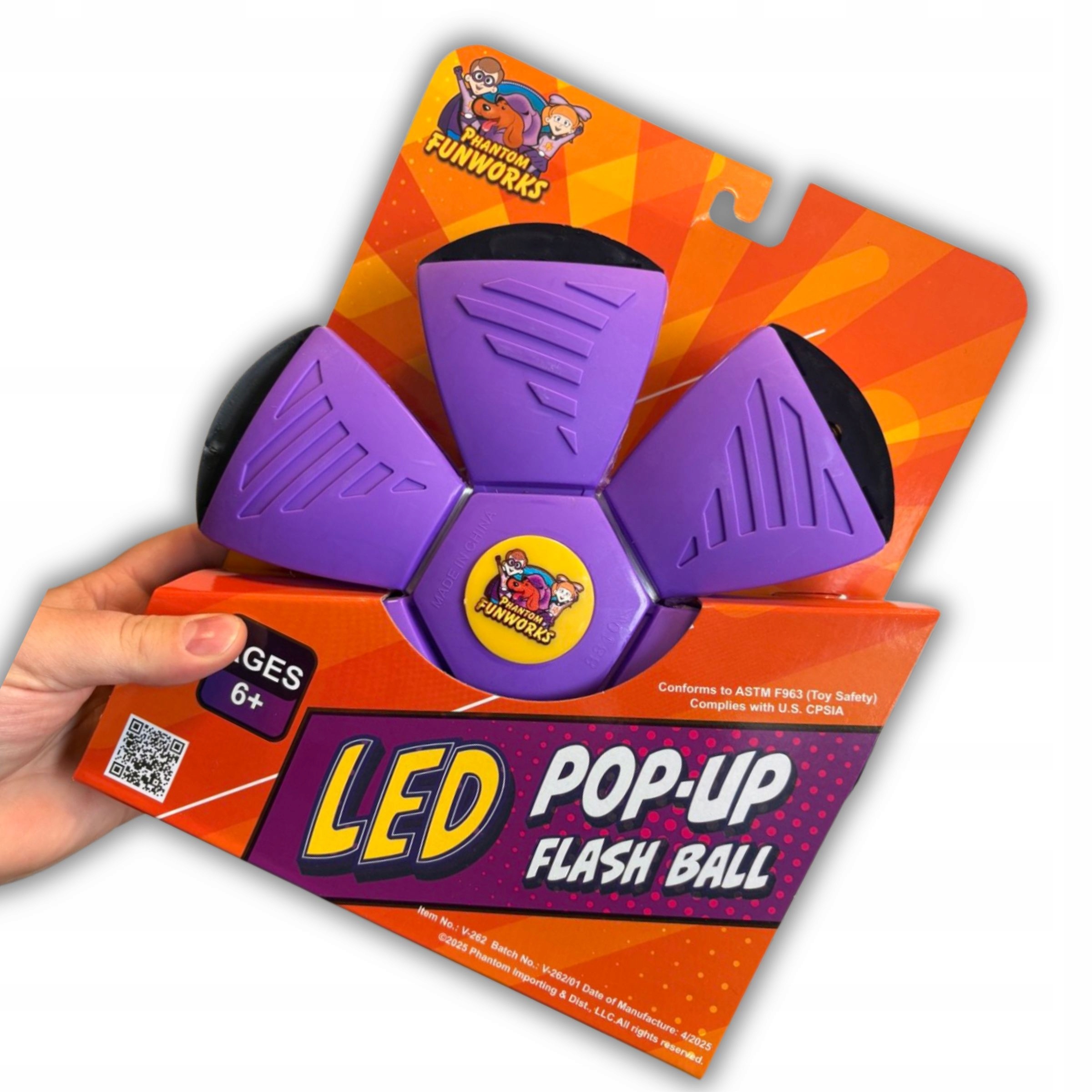 LATAJĄCA PIŁKA DYSKO PIŁKA UFO BALL DO RZUCANIA ZABAWA DYSKOPIŁKA DYSK Marka bez marki