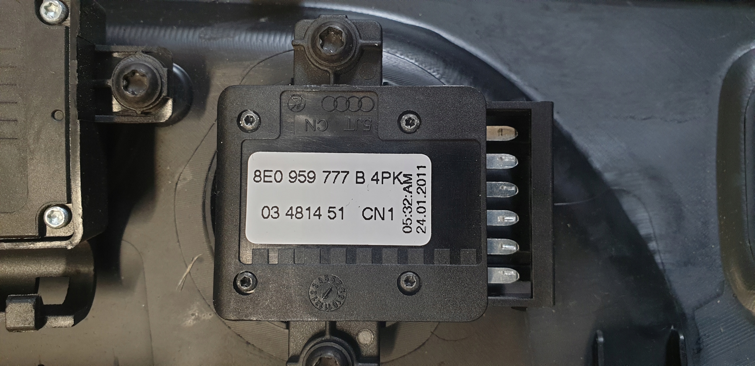 Schalter Blende Abdeckung Seite SITZ AUDI A5 CABRIO 8F OE EU