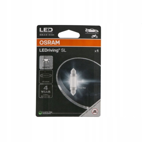 Żarówka Osram Led Zamiennik C5W 41mm 12V Biała LEDriving Sl 1 szt.