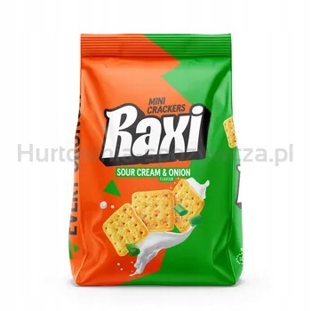Raxi mini krekry se zakysanou smetanou a cibulí 100 g