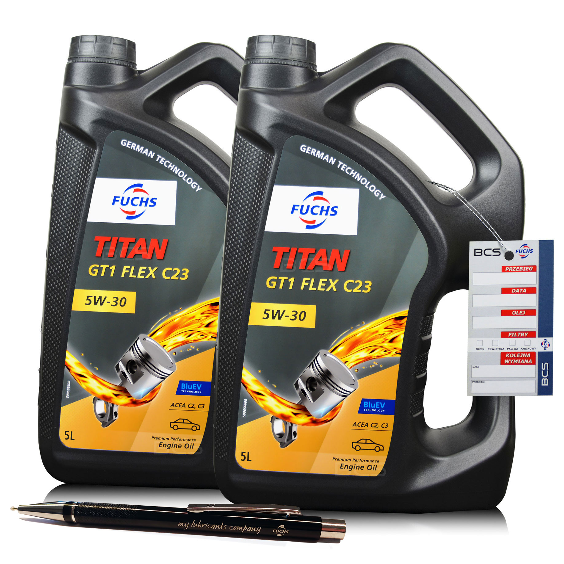 10 LITRÓW FUCHS TITAN GT1 FLEX C23 5W30 OLEJ SILNIKOWY 10L