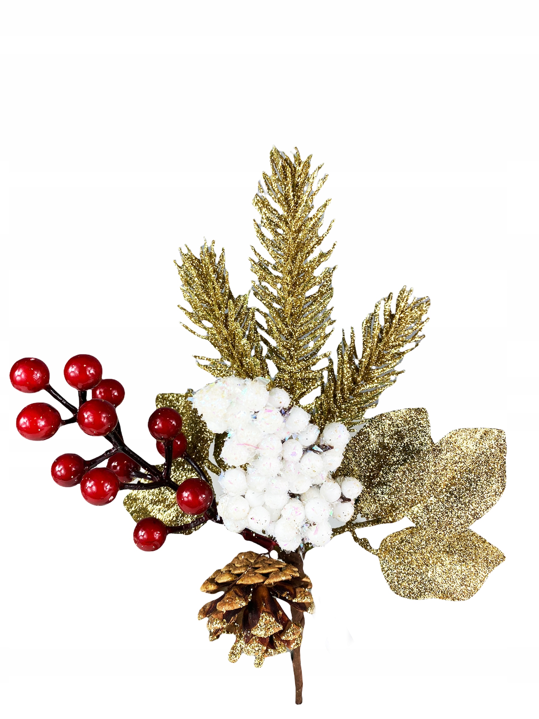 

Gałązka Ozdobna Pik Dekoracja Świąteczna Złota