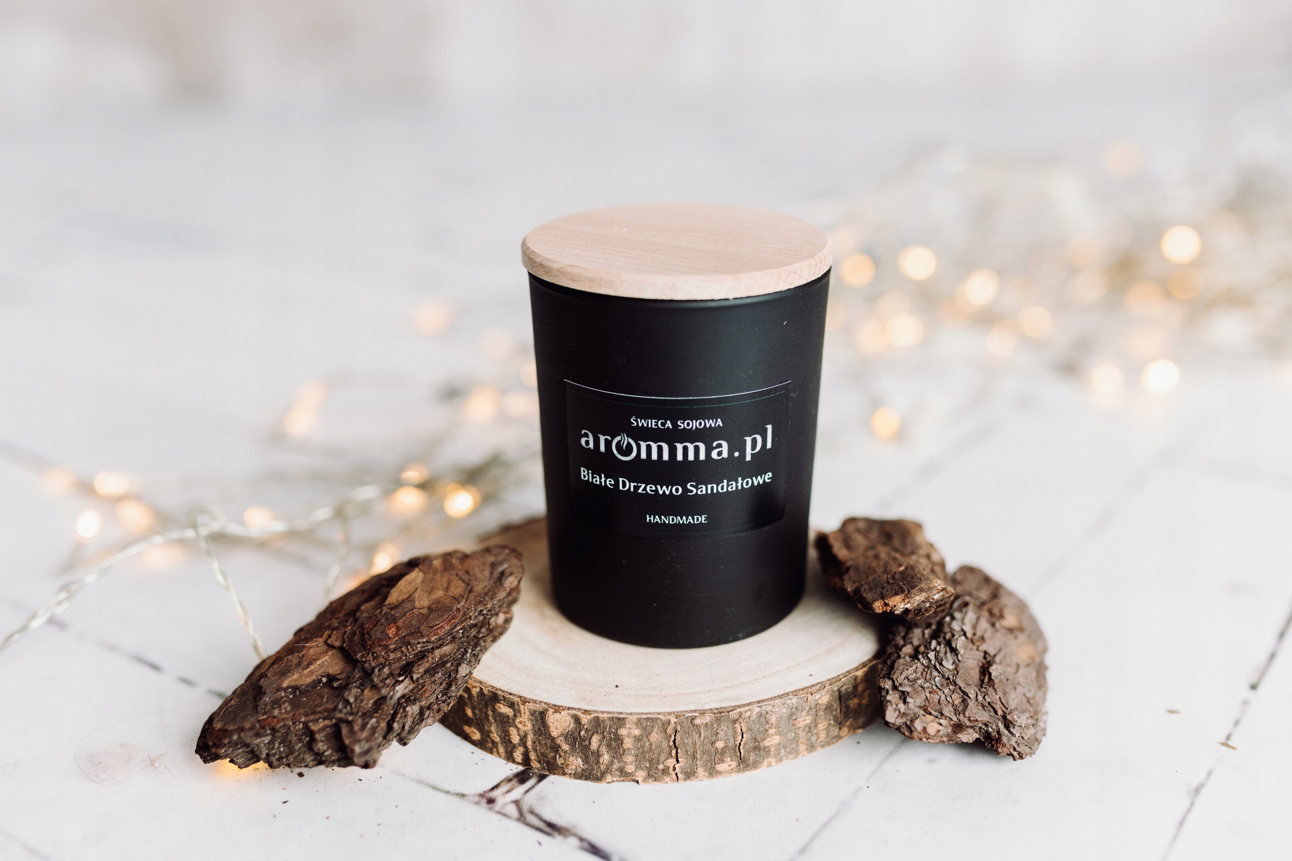 ŚWIECA AROMMA DRZEWO SANDAŁOWE 300 ML BESTSELLER + GRATISY! ZOBACZ OPINIE