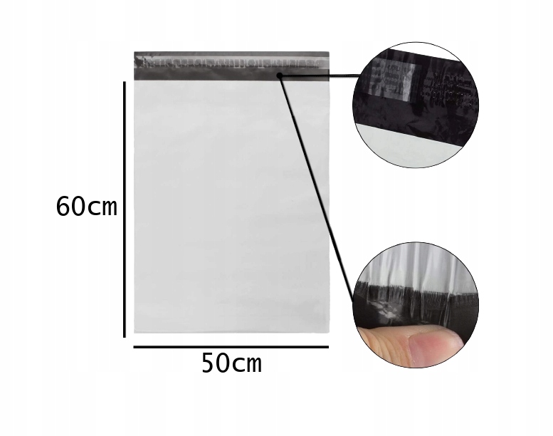 FOLIOPAKI KURIERSKIE 500x600 Koperty Foliopak XL Duże 50szt EAN (GTIN) 5903900012096