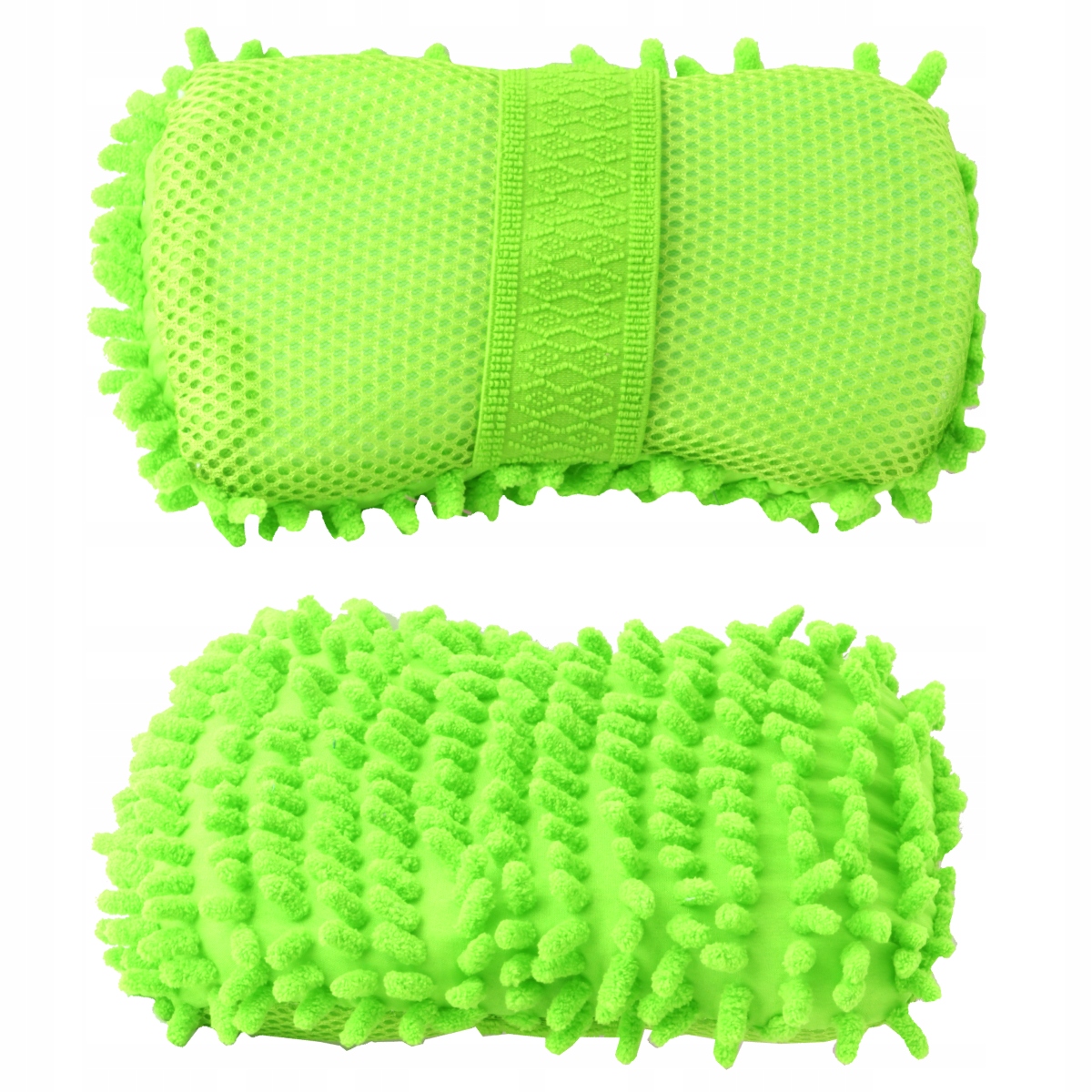 DUŻA GĄBKA Z MIKROFIBRY DO MYCIA SAMOCHODU AUTA XL