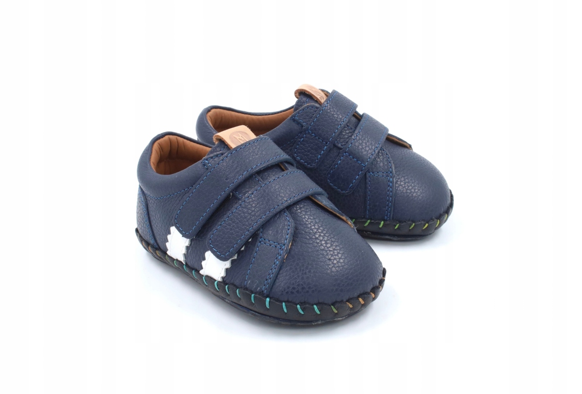 Minimus Woodpecker MSS3003NV Navy barefoot niechodki na rzepy roz.21