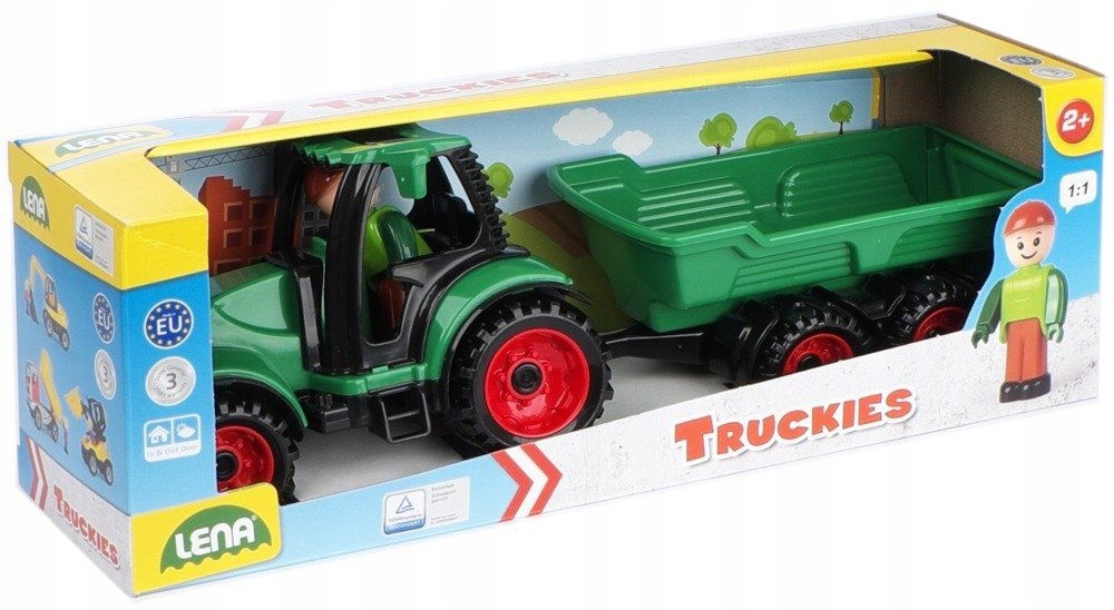 

Lena Truckies Traktor Z Przyczepą 38 CM