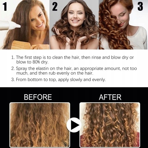 Fluffy Volumizing Hair Spray 100ml Higiena Marka inna marka