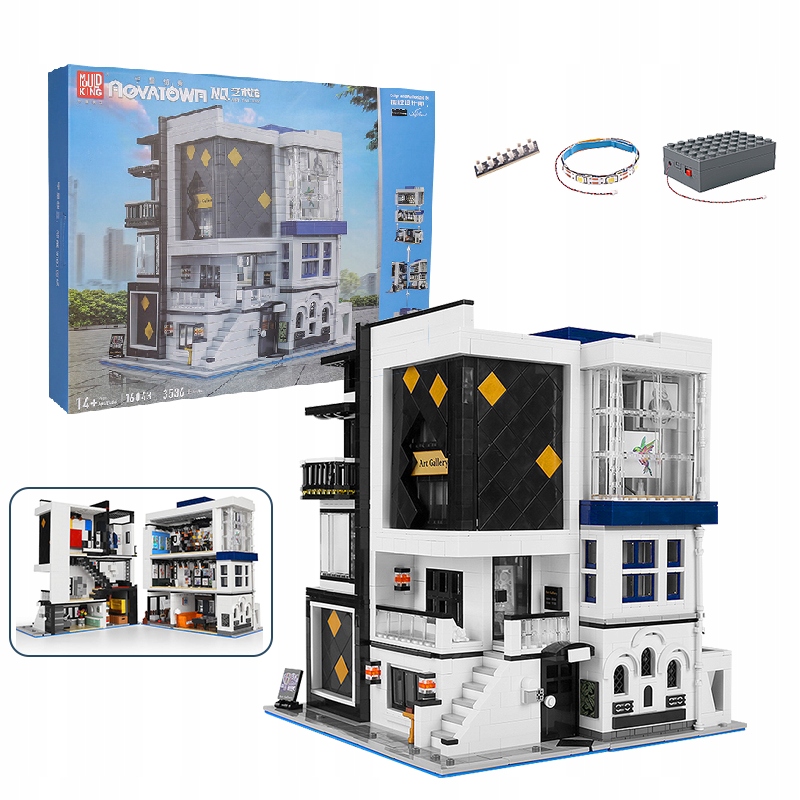 

Moc 67005 Model galerii sztuki z miastem światła