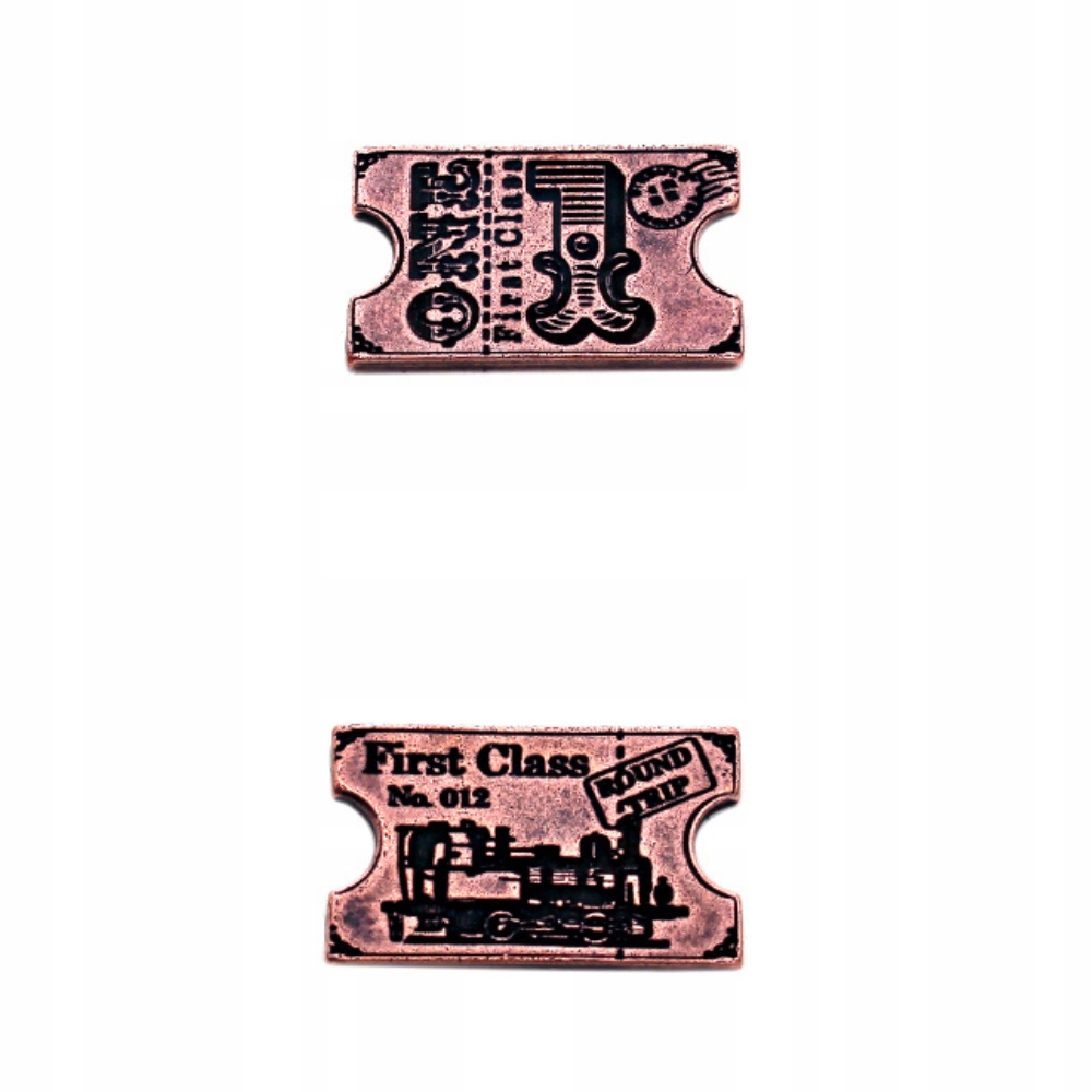 ZESTAW 9 KOLEJOWYCH METALOWYCH MONET LARP RPG Producent Drawlab