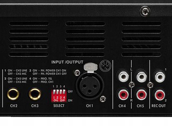 CYFROWY WZMACNIACZ MIKSUJĄCY MONACOR PA-803DAP | PHANTOM 48V | MP3 | DAB+ | Model PA-803DAP