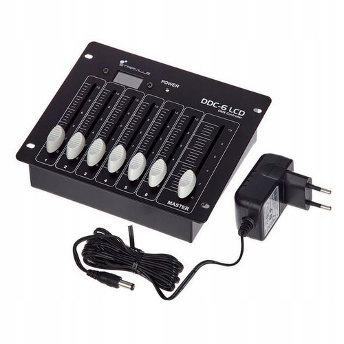 6-kanálový ovládač Stairville DDC-6 LCD DMX Controller