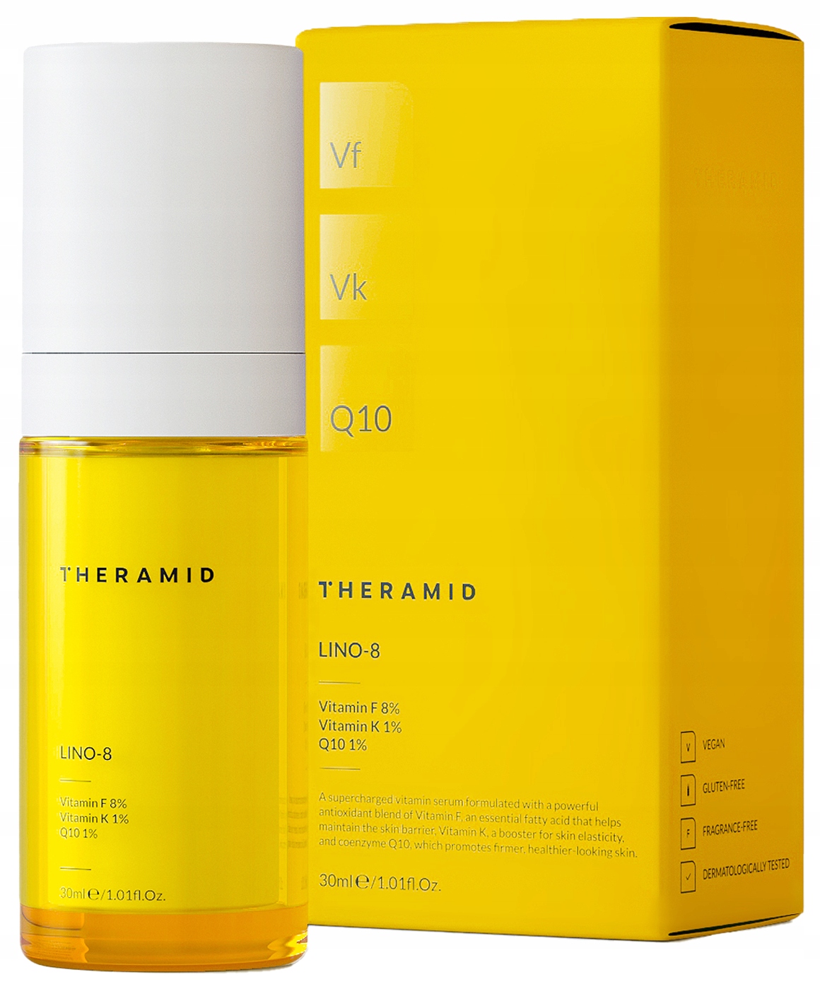 Theramid Lino-8 Antioxidační vitaminová péče na obličej 30 ml