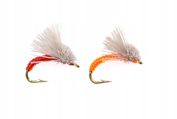 

Sztuczne Muchy #16 Elk Hair Caddis red orange 2szt