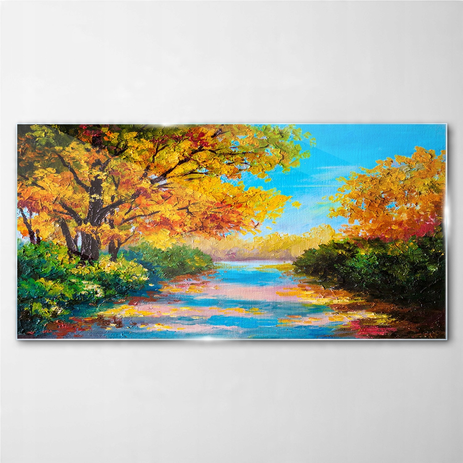 

Obraz szklany Drzewa ścieżka jesień natura 140x70