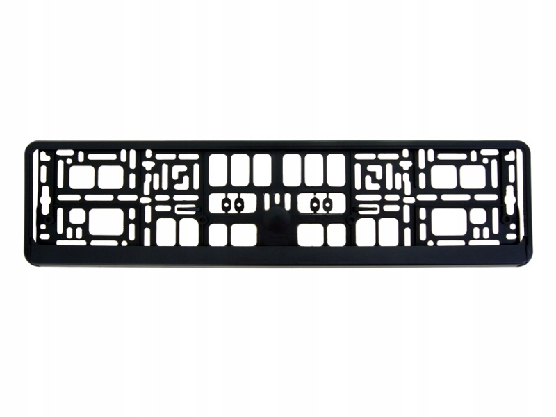 RAMKA SAMOCHODOWA DO TABLICY REJESTRACYJNEJ CZARNA