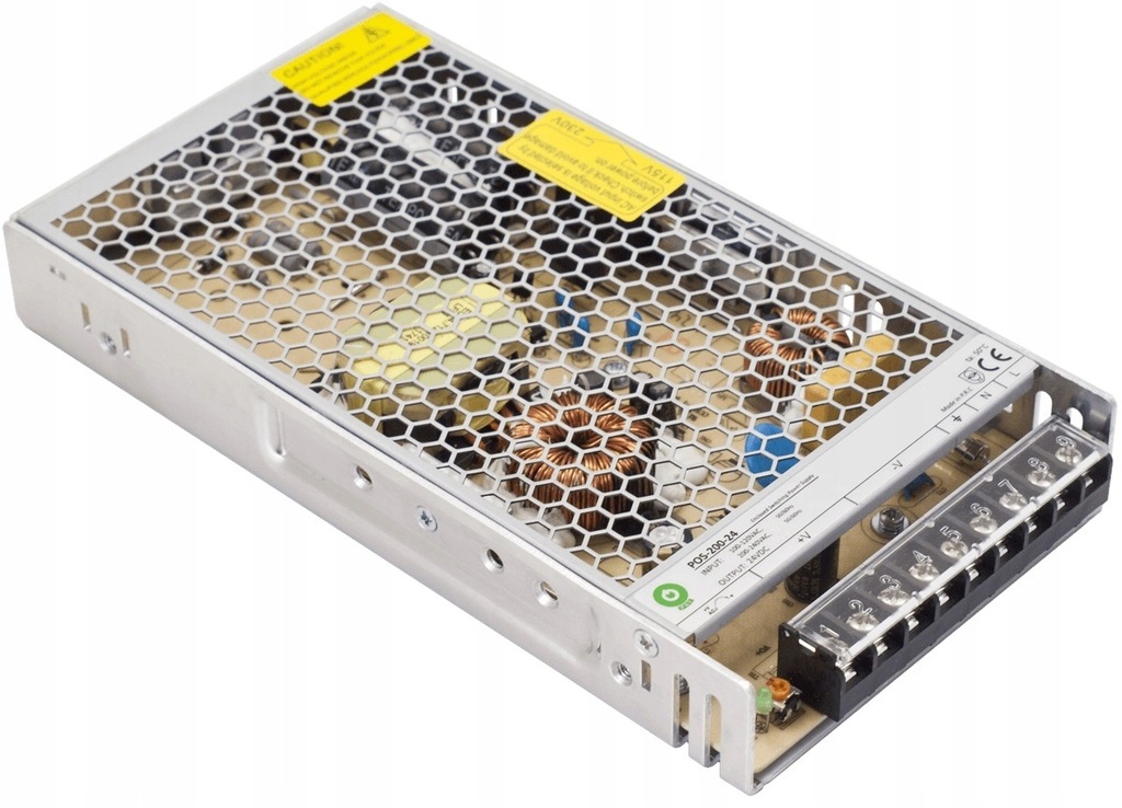 Led zdroj POS-200-24-C2 24V 8,3A 200W modulární